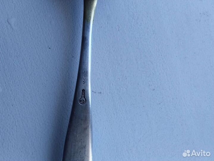 Мельхиоровые ложки чайные,титановая вилка