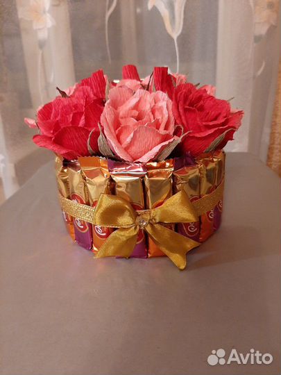 Тортики из конфет