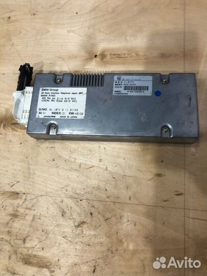 Блок управления телефоном Bmw 7 E65 N62B36 2003