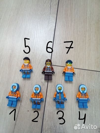 Редкие мини фигурки лего арктика