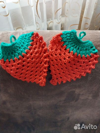 Кухонные прихватки ручной работы