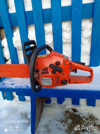 Бензопила хускварна 240