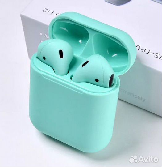 Беспроводные наушники TWS i12 (Green)