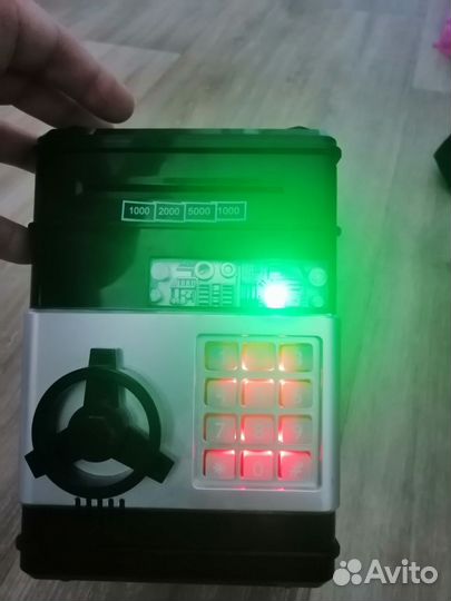 Детский сейф копилка