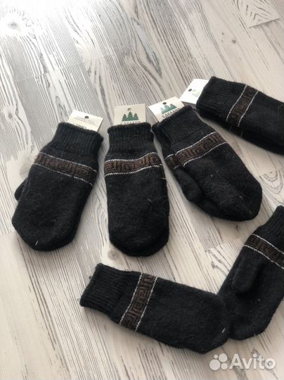 Варежки шерсть натуральная