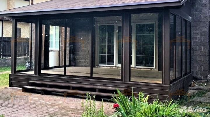 Остекление веранд, терасс, беседок