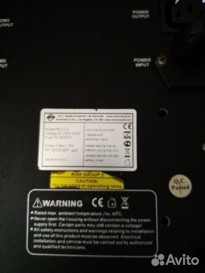 Световой прибор/светомузыка American DJ Revo 4 LED