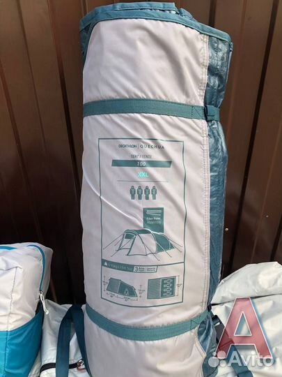 Палатка 4-x местная Quechua MH100 XXL Decathlon