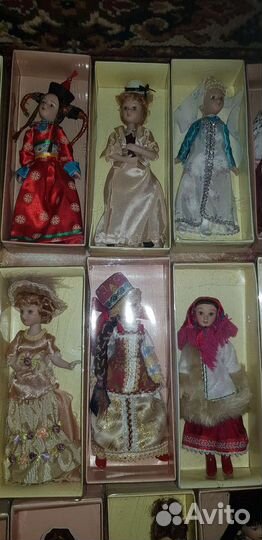 Куклы Дамы Эпохи и Куклы в народных костюмах