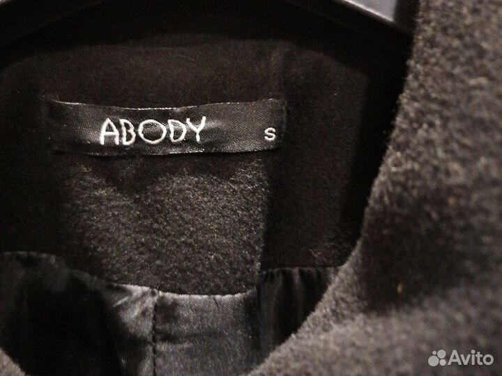 Пальто мужское черное