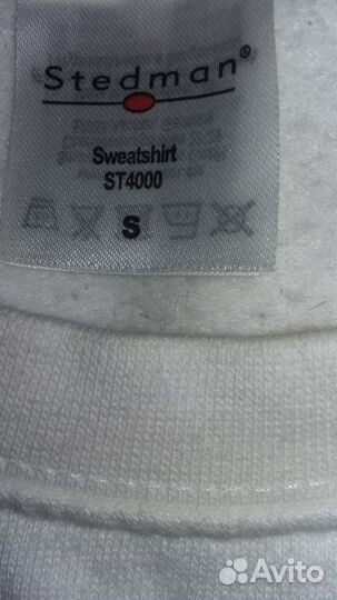 Белый свитшот Flacon Team капсульная коллекция