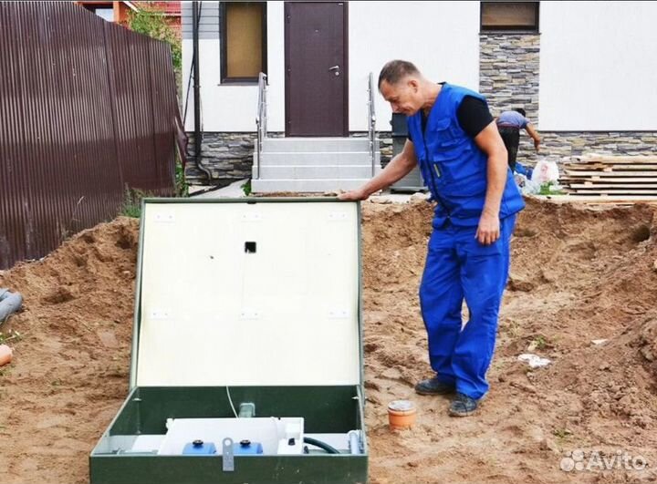 Монтаж септика под ключ