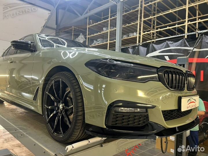 Сплиттер BMW G30 до рест M пакет