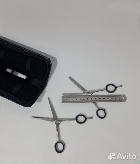 Набор парикмахерских ножниц Glamtech E1 в чехле