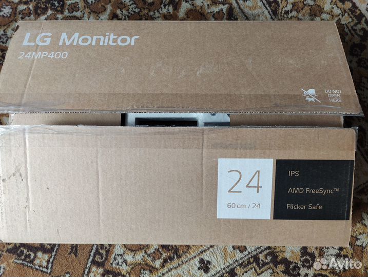 Монитор LG 24MP400-B 75 гц, ips, full hd