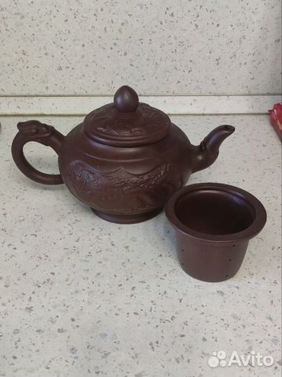 Заварочный чайник глиняный