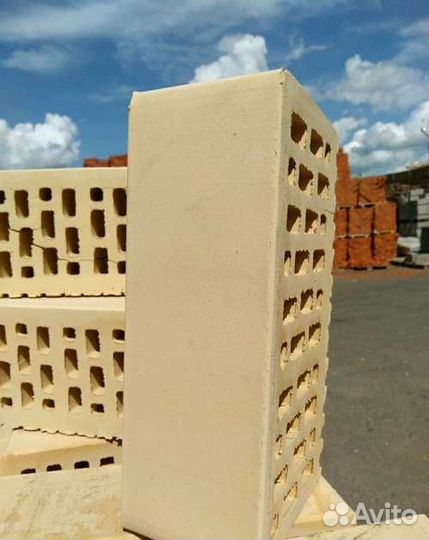 Кирпич облицовочный слоновая кость