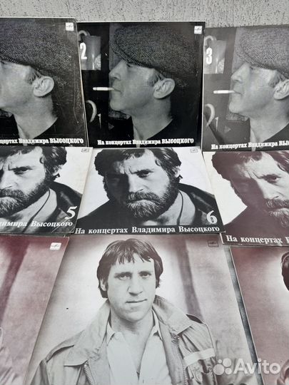 Пластинки виниловые Владимира Высоцкого номерные