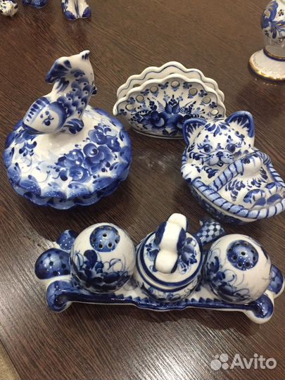 Посуда гжель