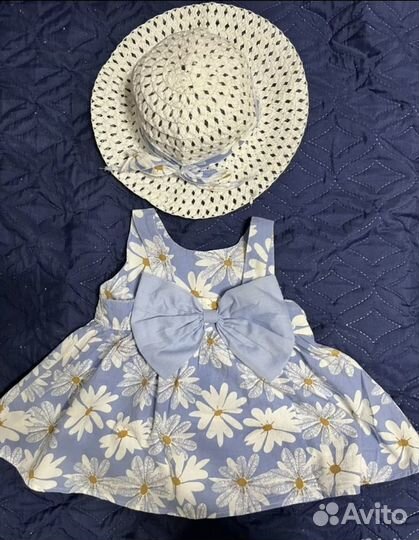 Продано Летнее Платье для девочки 74-80