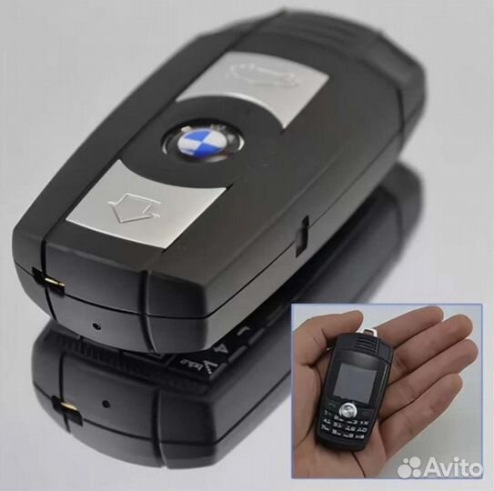 Мини телефон брелок BMW