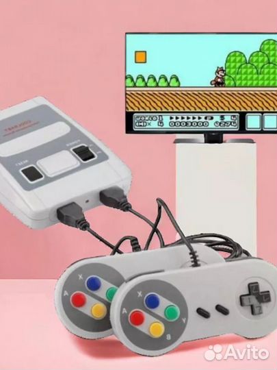 Игровая приставка super mini sfc 620 игр