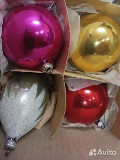 Елочные игрушки СССР и гдр