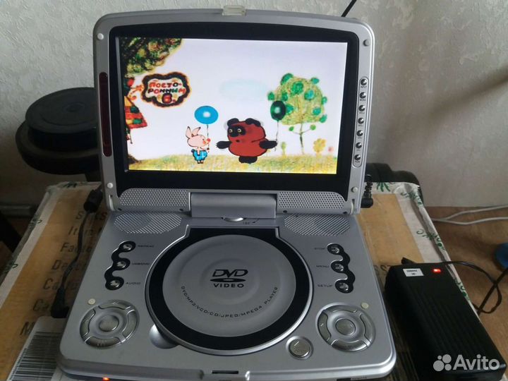Портативный DVD-TV-CD-USB