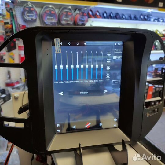 Mitsubishi Pajero 3 tesla android магнитола новая