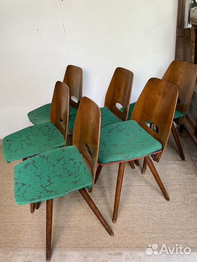 Стул винтажный, 6 шт