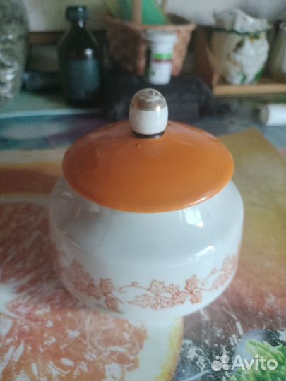 Сахарница фарфор СССР