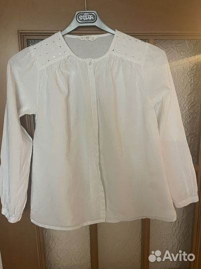 Рубашка школьная длч девочки 152