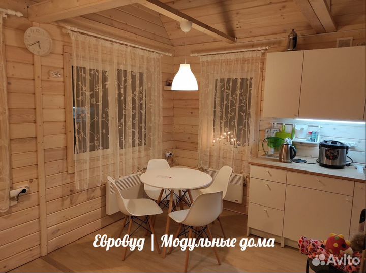Модульный дом 5,0х6,0м с вторым светом под ключ