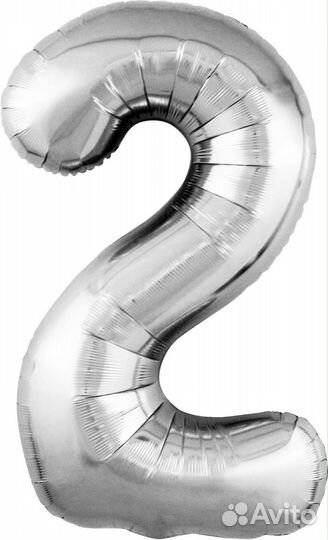 Шар фольгированный Серебро Slim, 102 сантиметра