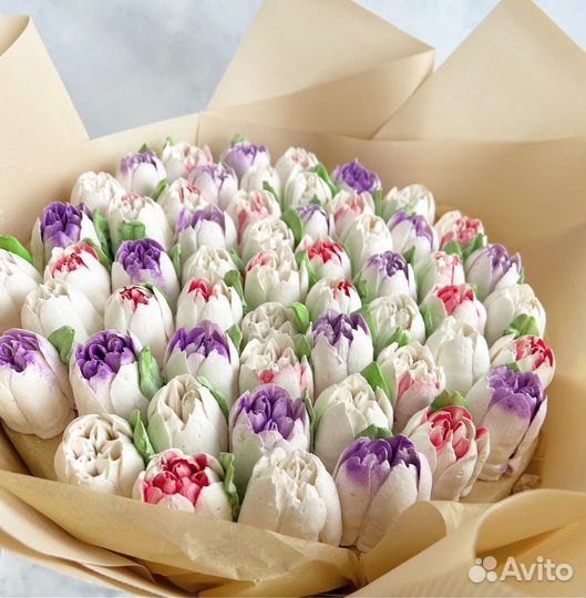 Зефирные тюльпаны