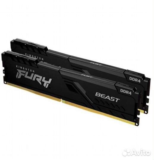 Озу Kingston 16Gb DDR4 3200MHz (KF432C16BBK2/16)