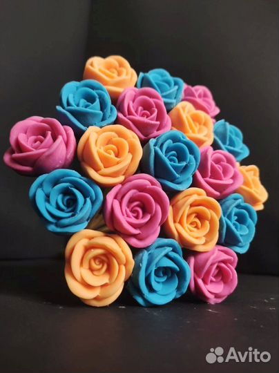 Букет - 19 Роз из Бельгийского Шоколада