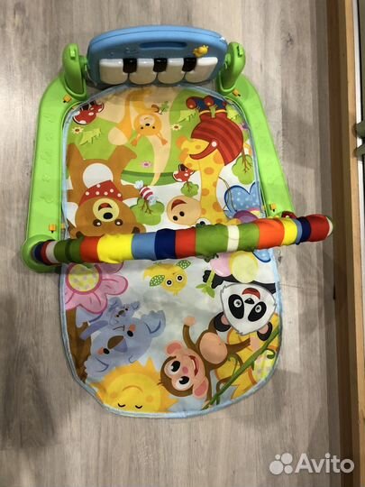 Детский развивающий коврик с пианино