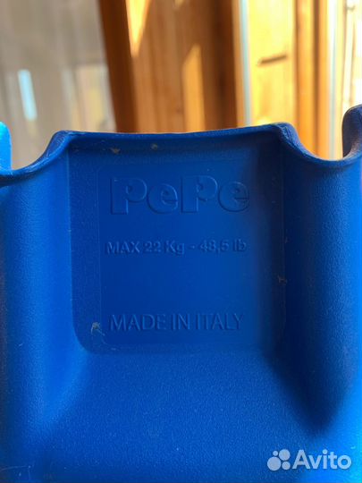 Пр-во Италия. Детское велокресло на багажник