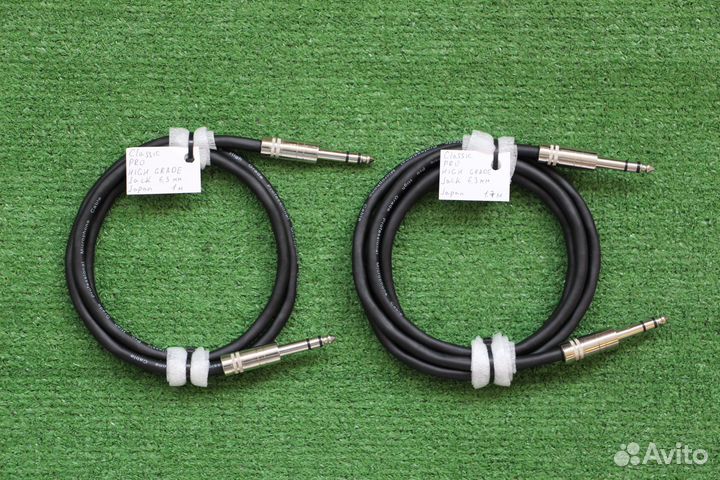 1Jack Stereo (TRS) 1м и 1,7м