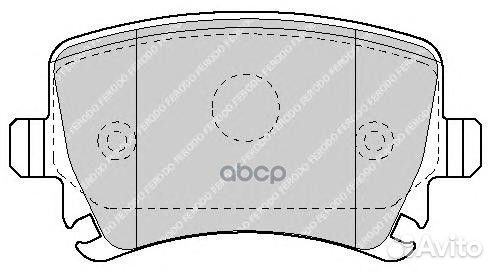 FDB1636 1031 00 1K0698451 колодки дисковые