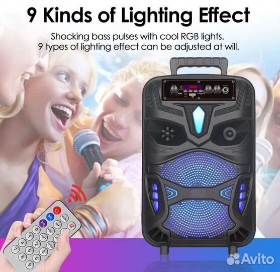 Портативная Bluetooth напольная колонка Speaker ND