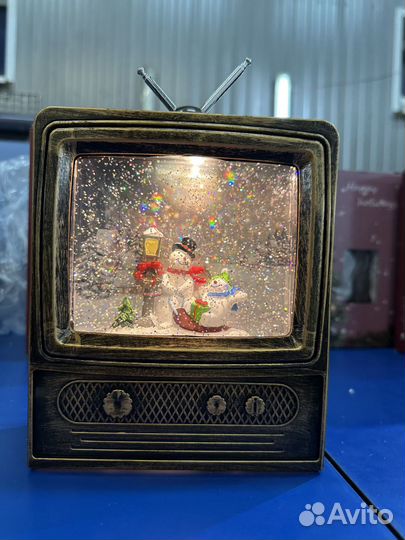 Фонарик настольный новогодний светильник