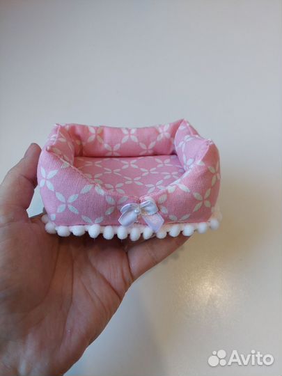 Лежанка для кукольных питомцев, игрушечная лежанка