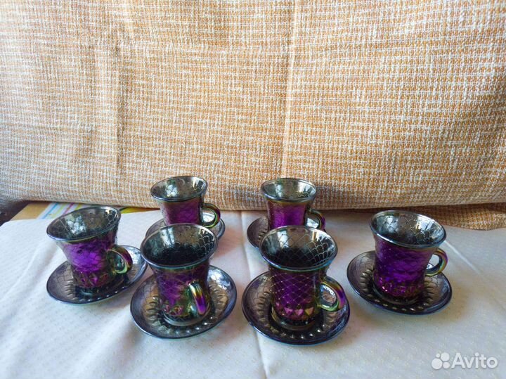 Кофейный сервиз стекло