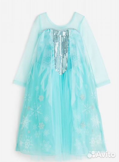 Платье Эльзы (холодное сердце) H&M 110-116 см