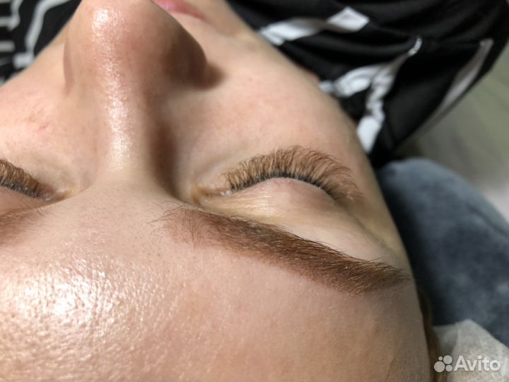 Наращивание и ламинирование ресниц, оформление и п