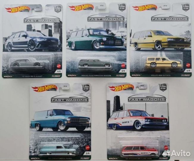Hot Wheels Premium Fast Wagons