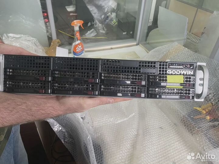 Сервер Supermicro(Xeon e5 2686v4*2,128gb,2tb*2)