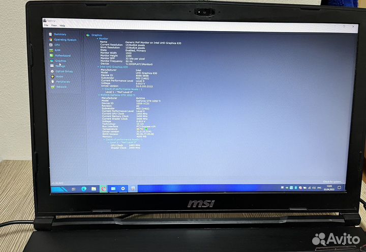 Игровой Msi gl63 8rds